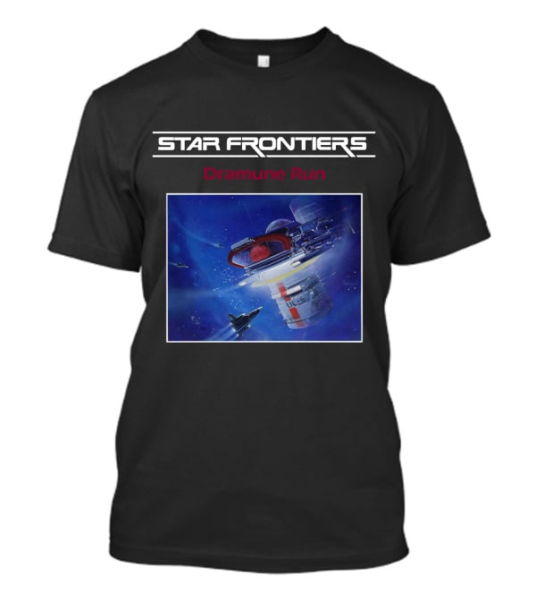 Star Frontiers Dramune Run Space Adventure Scene T-Shirt