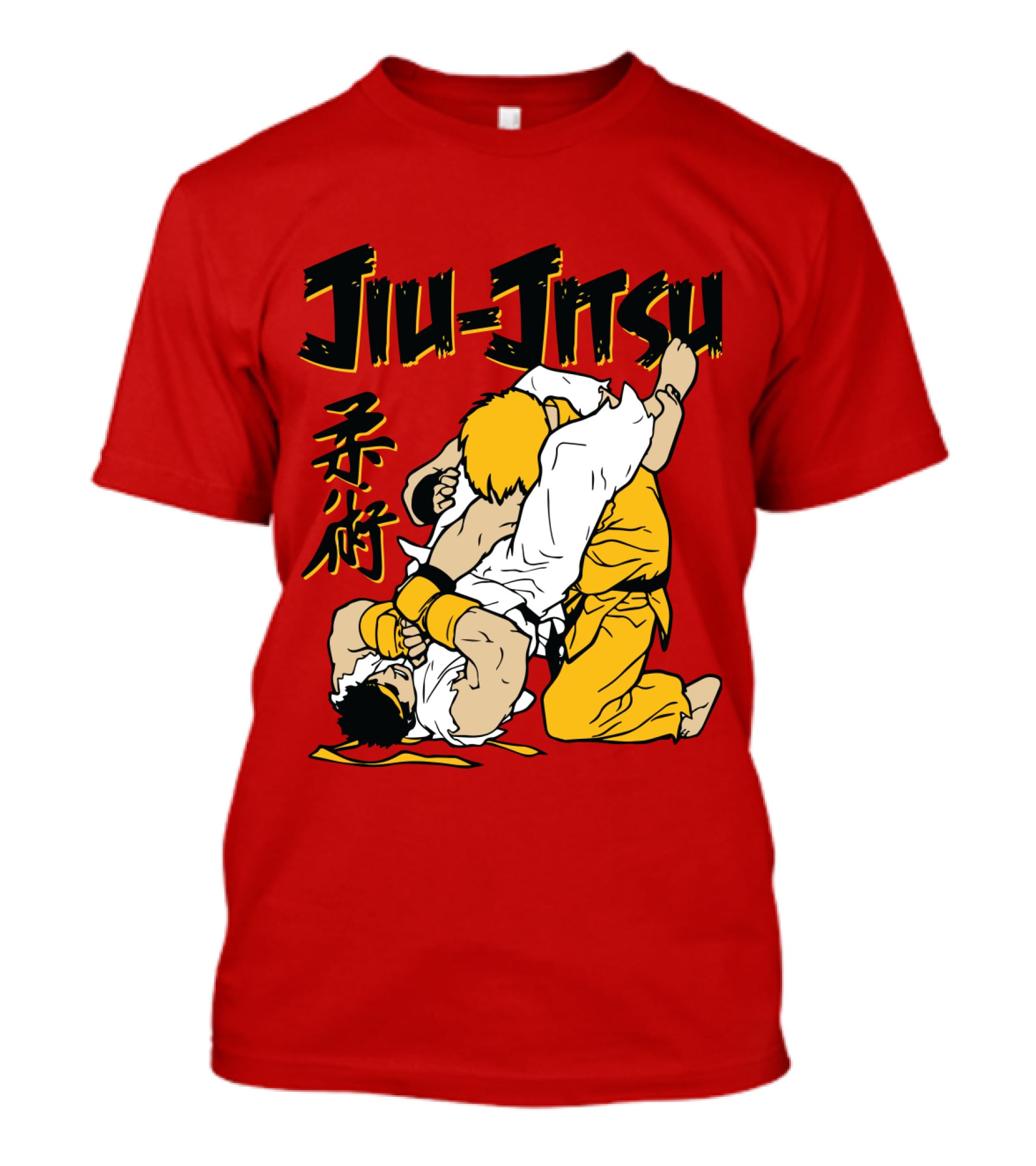 Jiu Jitsu Street Ryu Ken Martial Arts Showdown T-Shirt