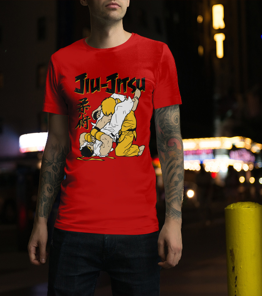 Jiu Jitsu Street Ryu Ken Martial Arts Showdown T-Shirt