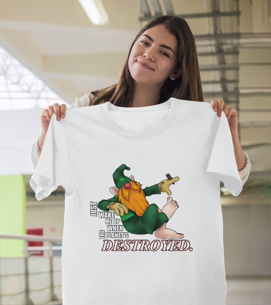 Just Wake Me Up When The Planet's Destroyed Wizards Avatar T-Shirt