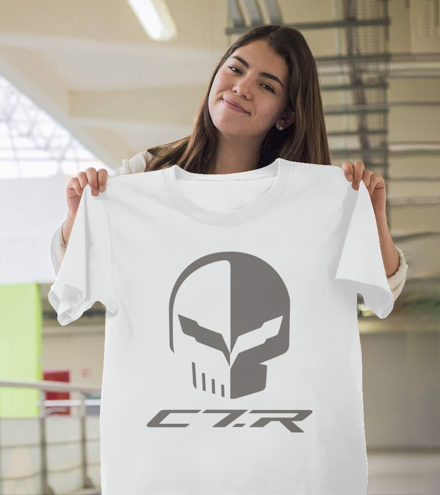 C7R Corvette Skull Iconic T-Shirt