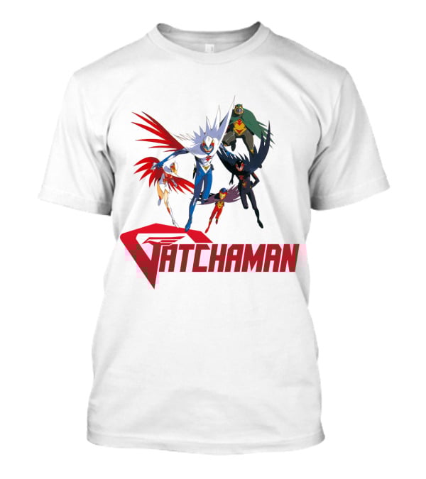 Battle Of The Planets Gatchaman Heroic Team Formation T-Shirt