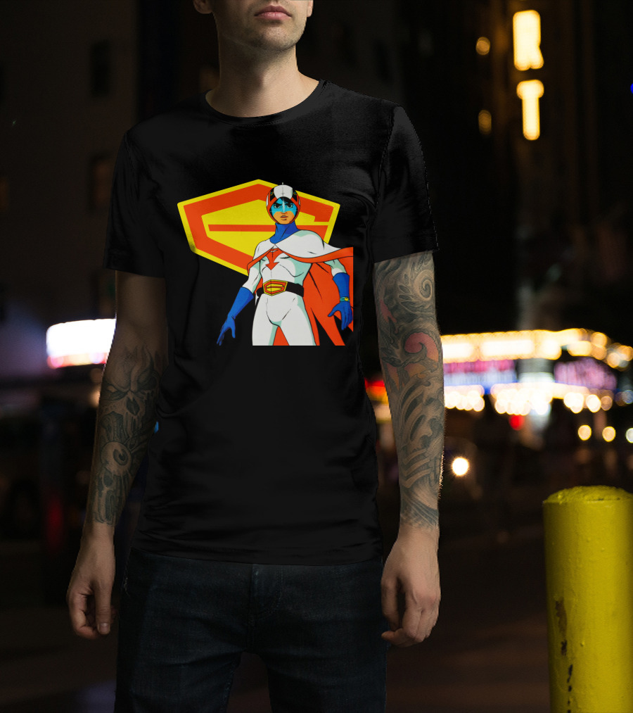 Battle Of The Planets G Force Iconic Character With Emblem T-Shirt