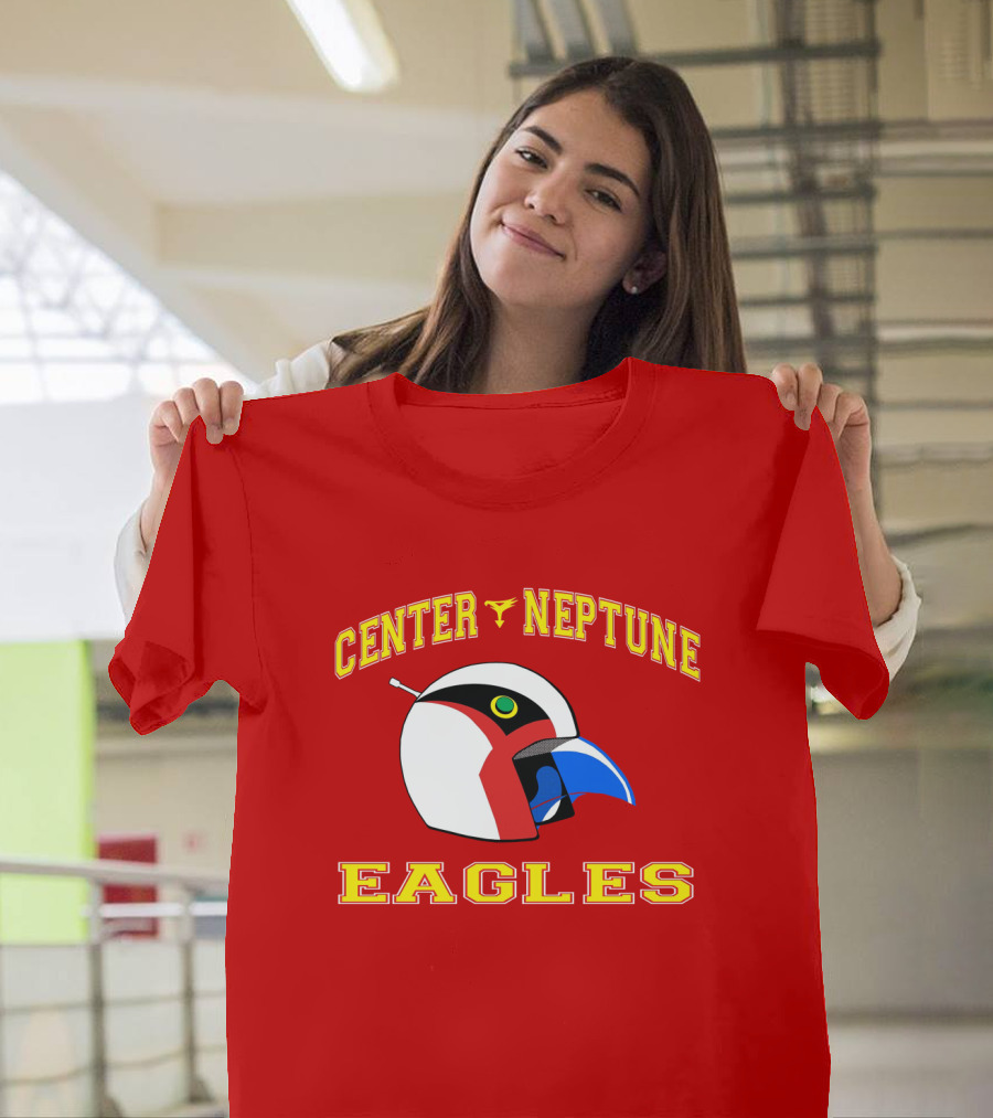 Center Neptune Eagles G-Force Helmet T-Shirt