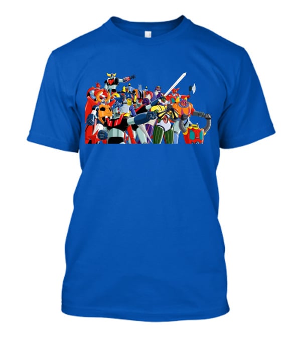 Nagai's Super Robot Heroes Collection Mazinger Getter Robo Grendizer T-Shirt