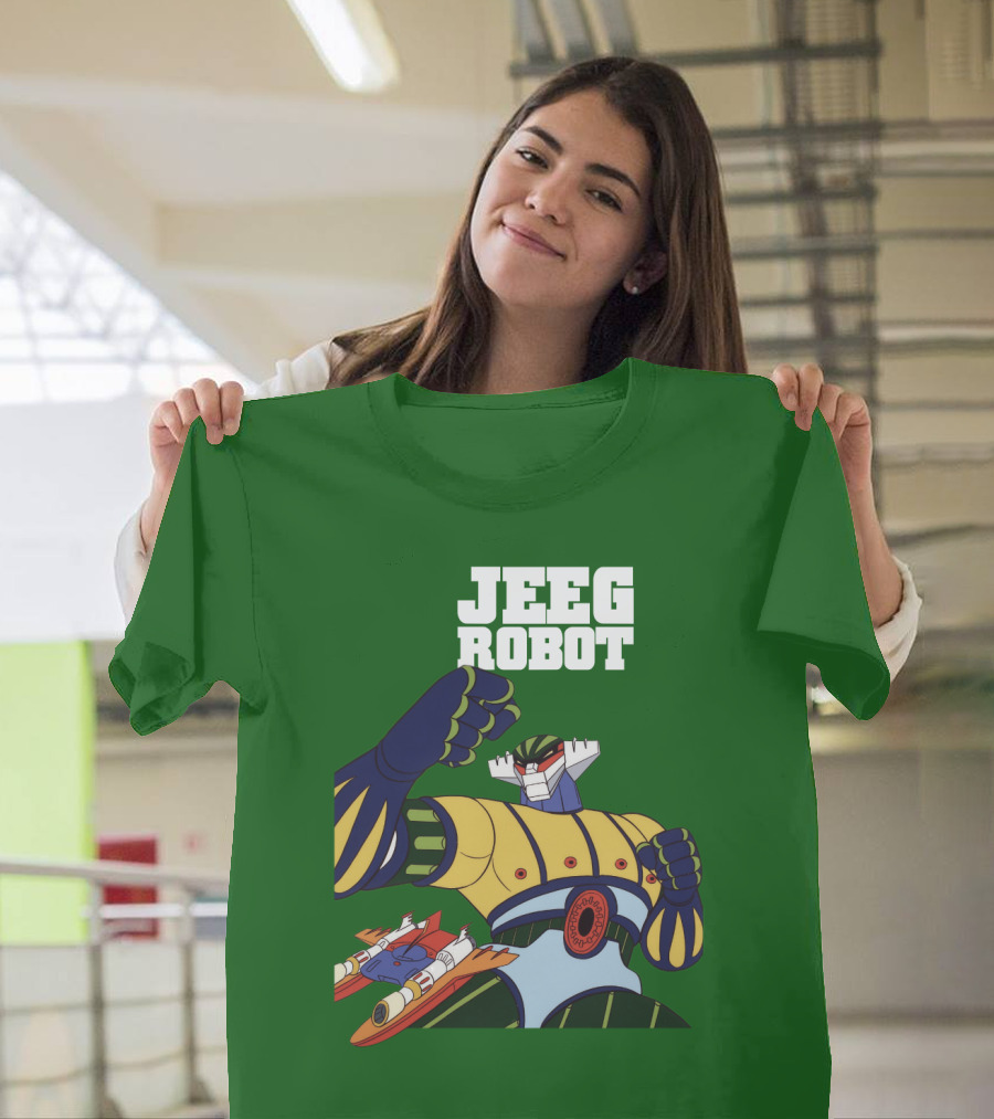 Jeeg Robot Anime Mecha Hero Dynamic Pose T-Shirt