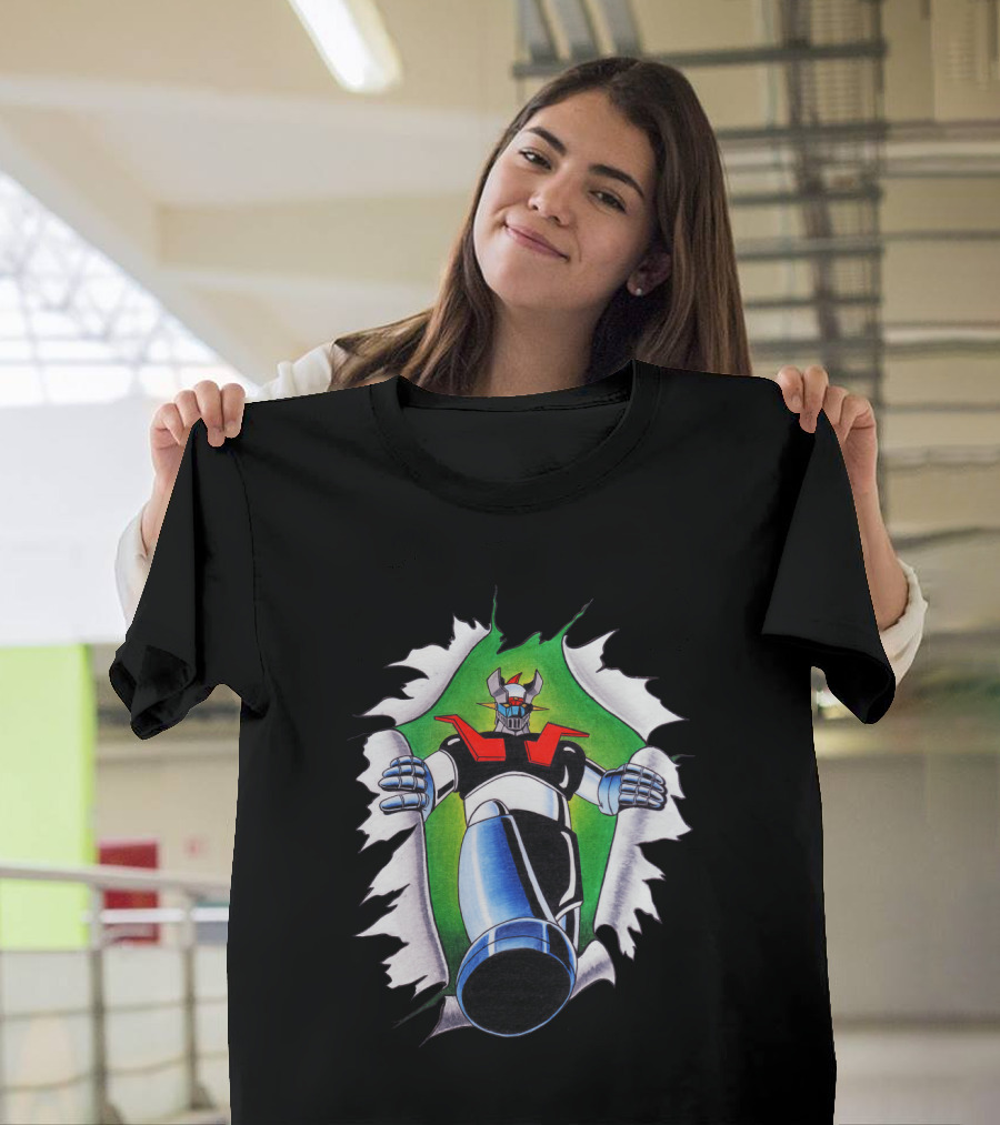 Camisetas Mazinger Z Robot Breakthrough T-Shirt