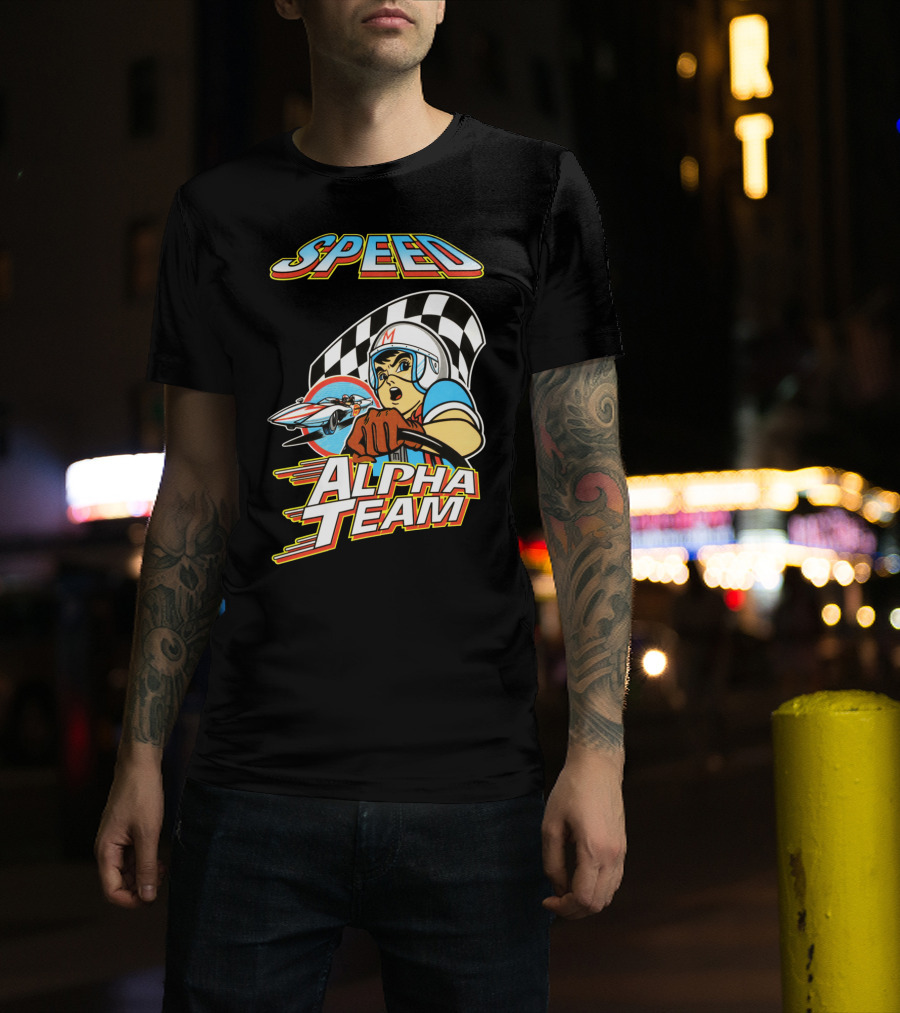 Speed Racer Alpha Team Dynamic Racing Adventure T-Shirt
