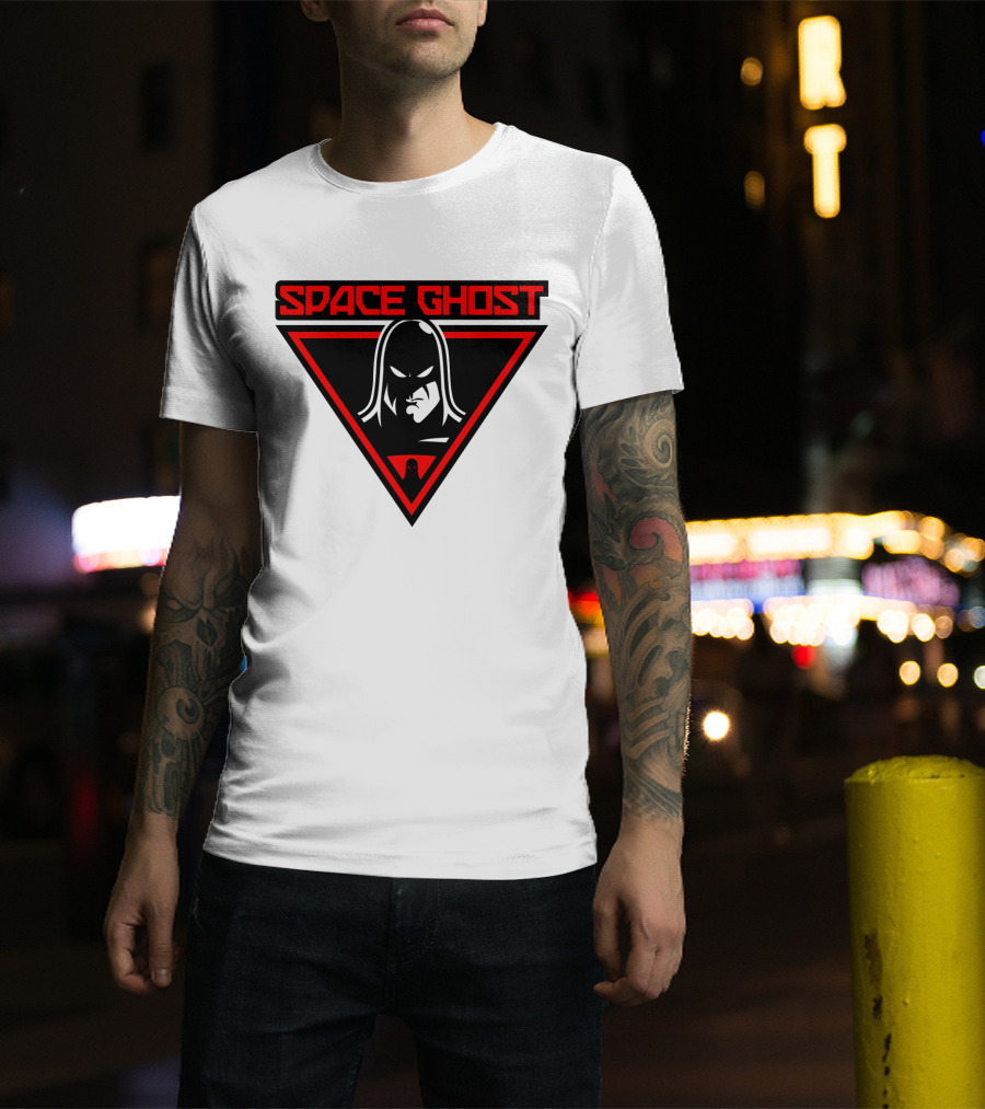 Space Ghost Logo With Red Triangle T-Shirt