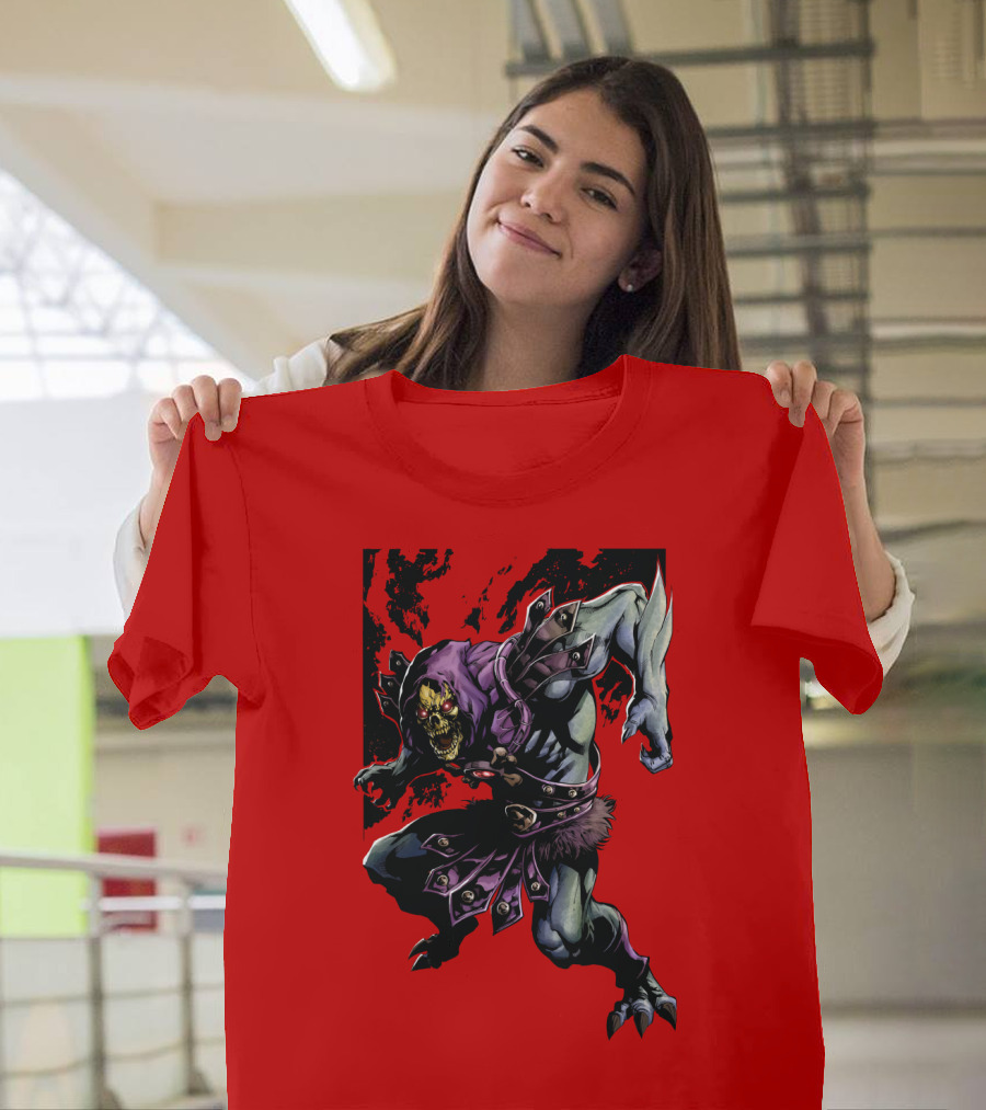 Skeletor Masters of the Universe Villain Dark T-Shirt