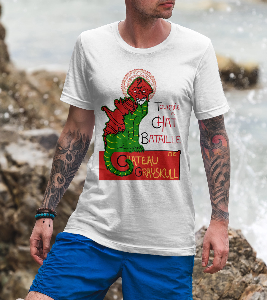 Tournée Du Chat Bataille De Château Grayskull T-Shirt