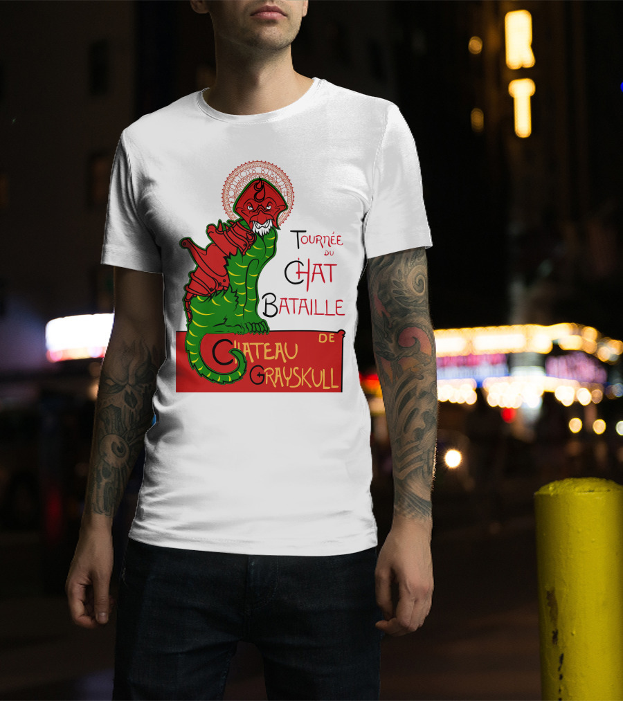 Tournée Du Chat Bataille De Château Grayskull T-Shirt
