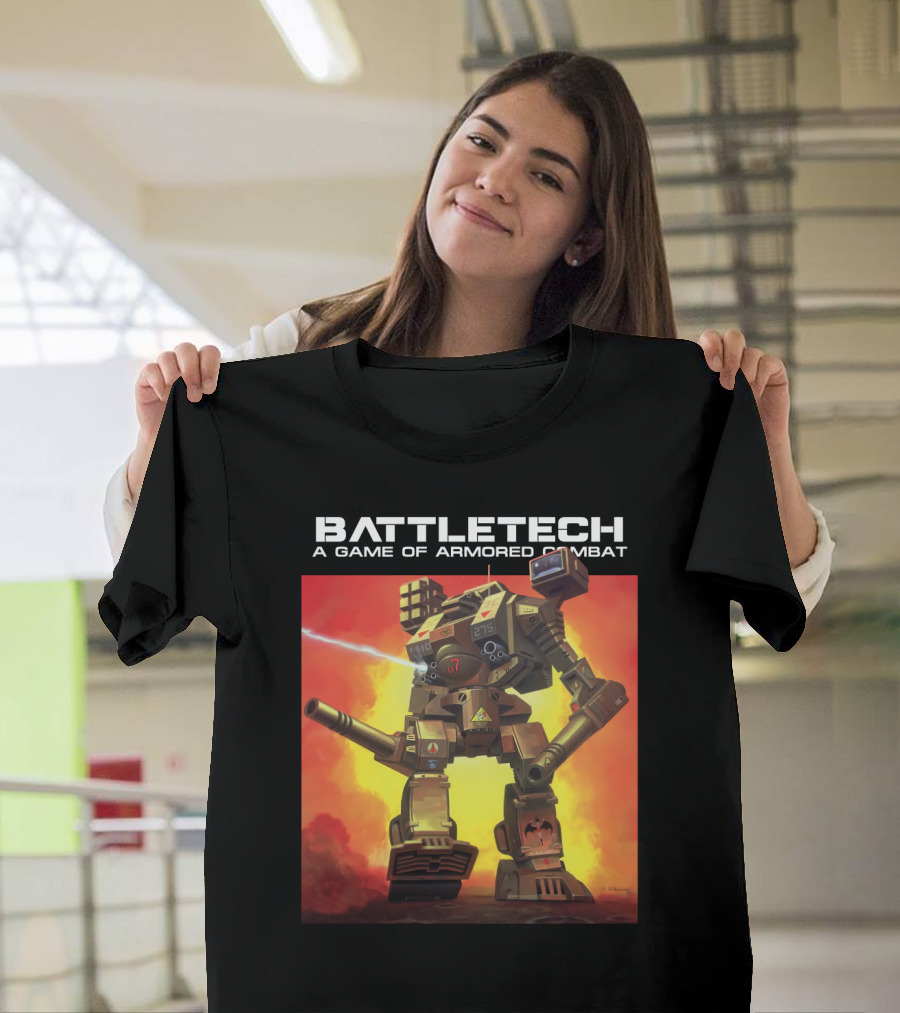 BATTLETECH A Game of Armored Combat Mech T-Shirt