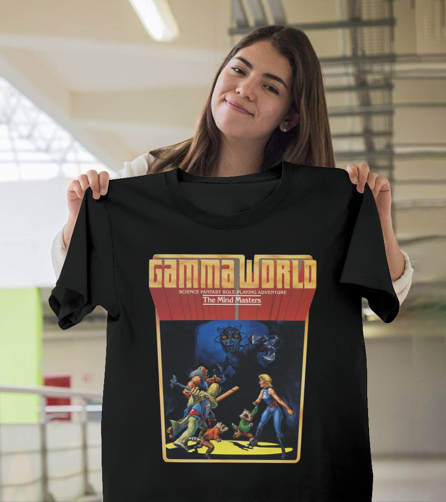 Gamma World Science Fantasy Role-Playing Adventure The Mind Masters T-Shirt