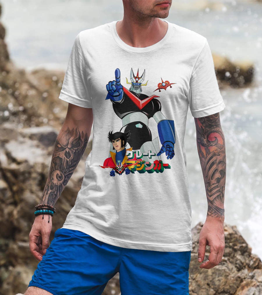Great Mazinger Robot Anime Character T-Shirt