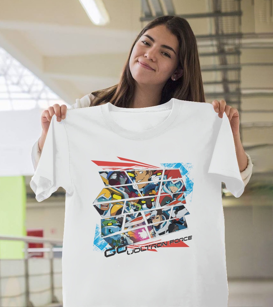Go Voltron Force Dynamic Team Collage T-Shirt