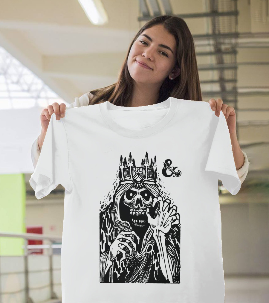 Lich Sketch DND Dungeons and Dragons Ampersand T-Shirt