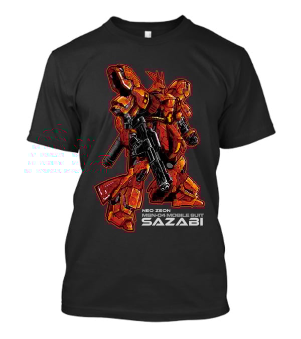 Sazabi Neo Zeon MSN-04 Mobile Suit Gundam T-Shirt