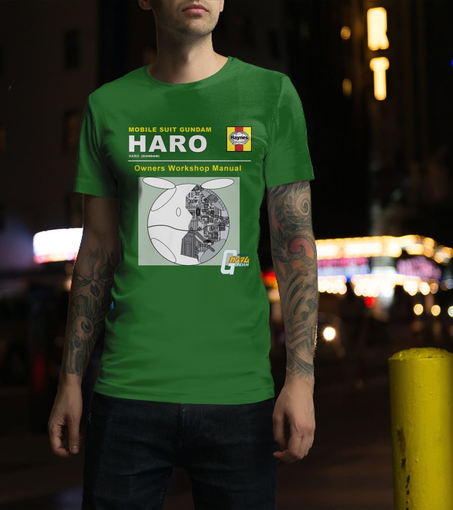MOBILE SUIT GUNDAM HARO Owners Workshop Manual Haynes GUNDAM T-Shirt