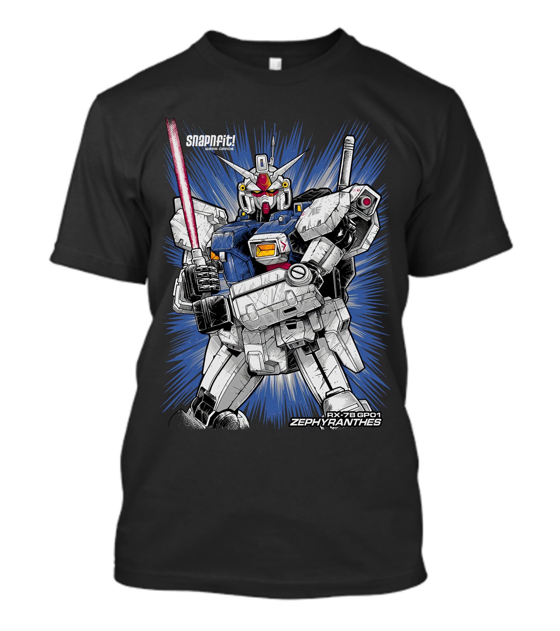 Snapfit Zephyranthes RX-78 GP01 Gundam T-Shirt