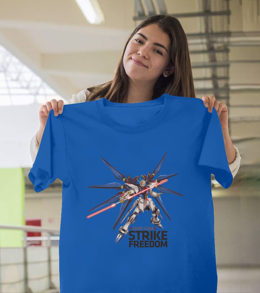 ZGMF-X20A Strike Freedom Gundam Mobile Suit T-Shirt