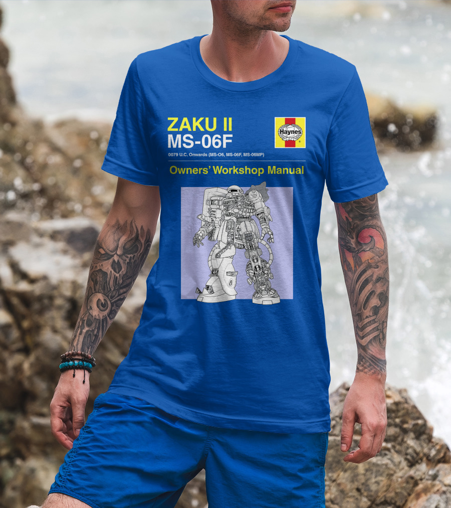 ZAKU II MS-06F 0079 U.C. Onwards Owners' Workshop Manual T-Shirt