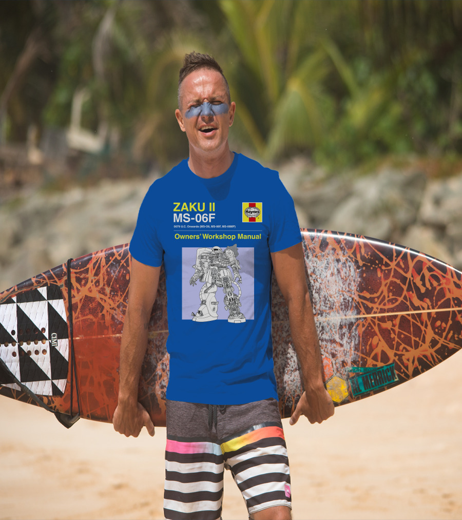 ZAKU II MS-06F 0079 U.C. Onwards Owners' Workshop Manual T-Shirt