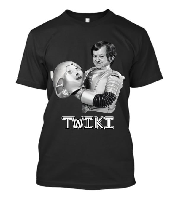 Buck Rogers Twiki Robot Head 1970s Sci-Fi Comedy T-Shirt