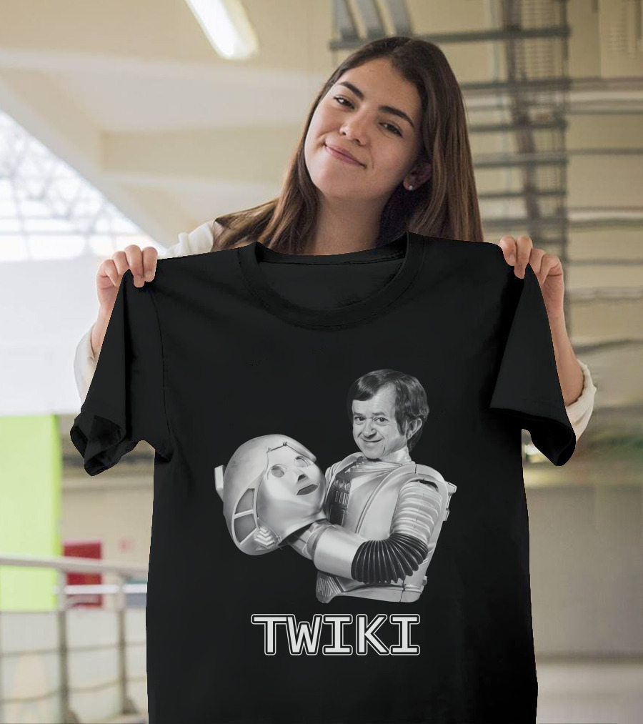Buck Rogers Twiki Robot Head 1970s Sci-Fi Comedy T-Shirt