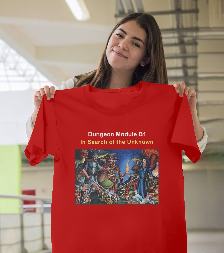 Dungeon Module B1 In Search of the Unknown DND ISU T-Shirt
