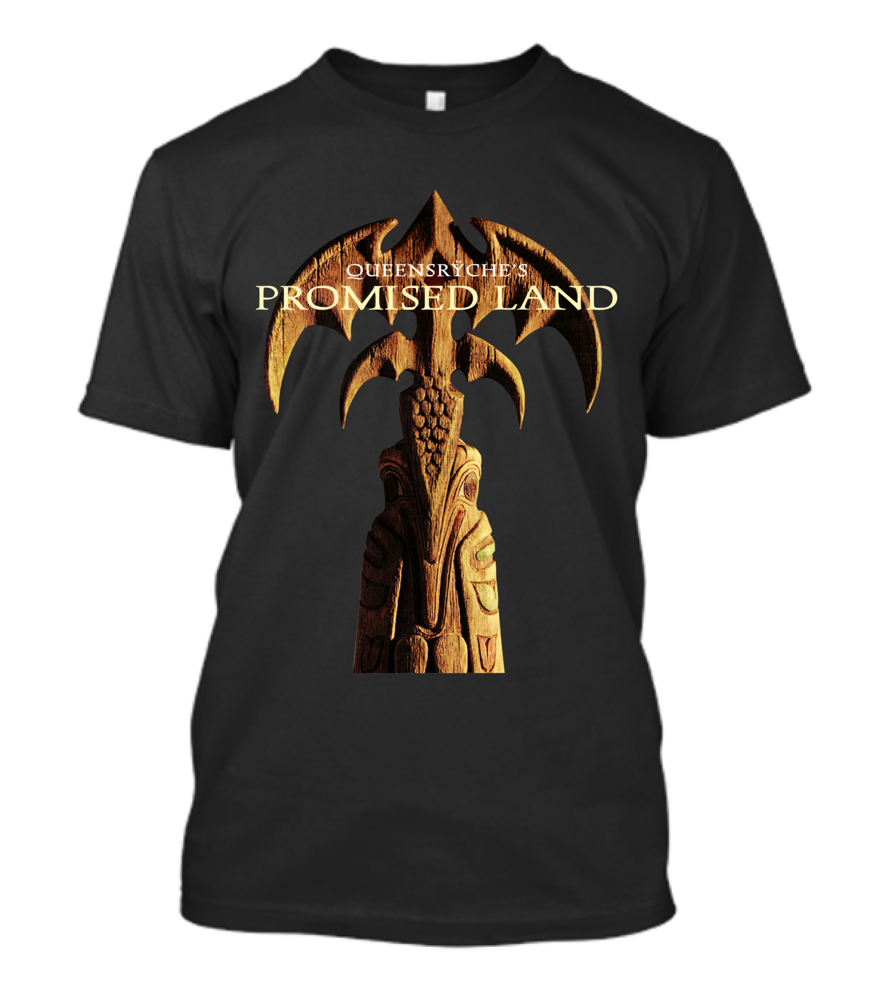 Queensrÿche Promised Land Tribal Totem Emblem T-Shirt