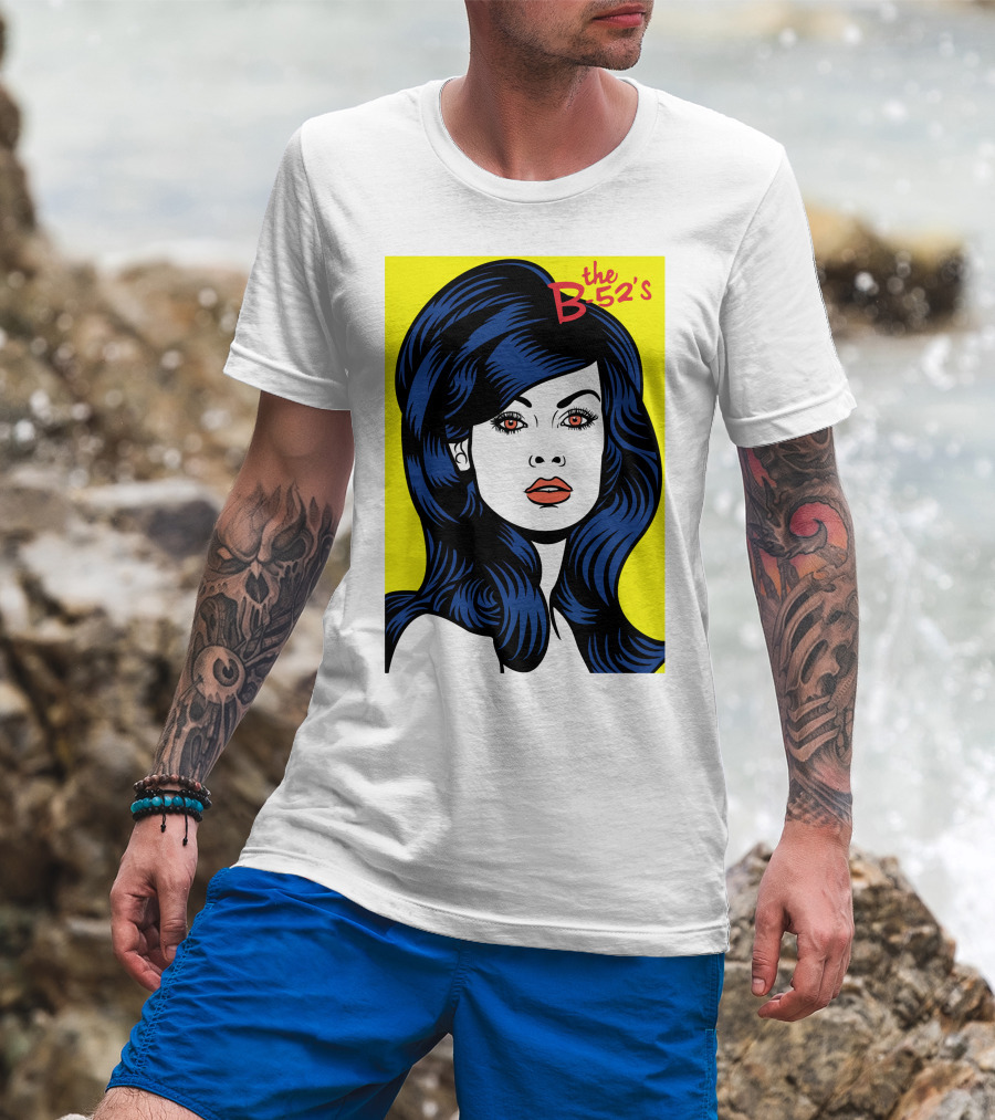 The B-52's Bold Pop Art Woman T-Shirt