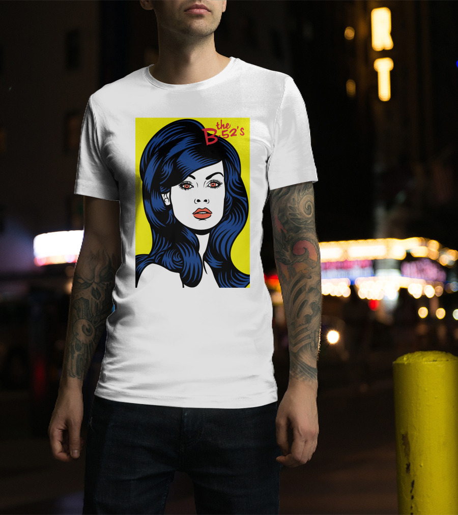 The B-52's Bold Pop Art Woman T-Shirt