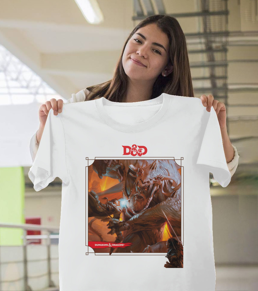 Dungeons And Dragons Epic Battle Scene DnD T-Shirt