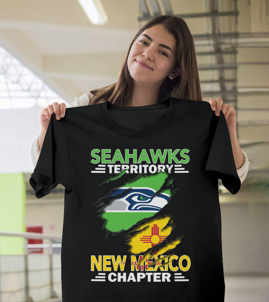 Seahawks Territory New Mexico Chapter Flag T-Shirt