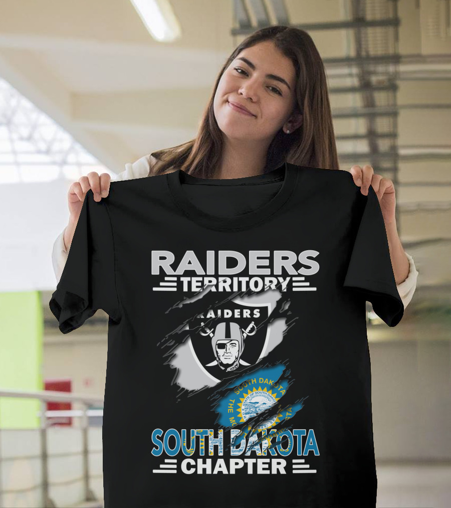 Raiders Territory South Dakota Chapter The Mount Rushmore State T-Shirt