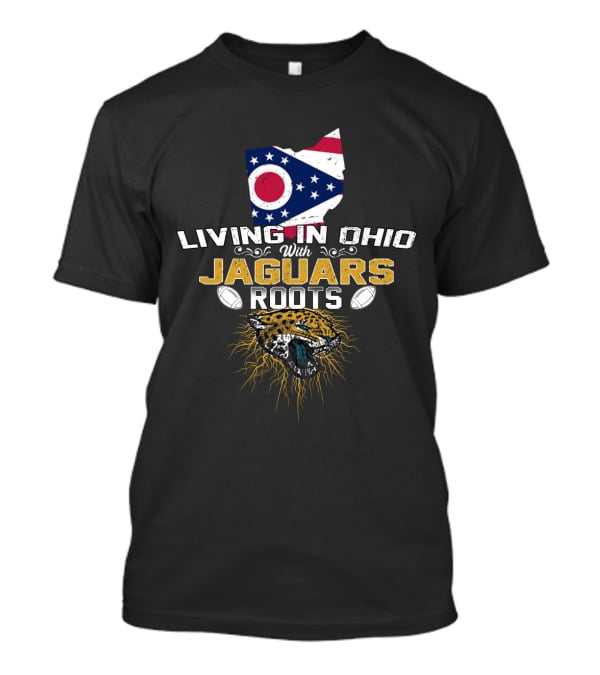 Ohio Pride With Jaguars Heritage Football Fan T-Shirt