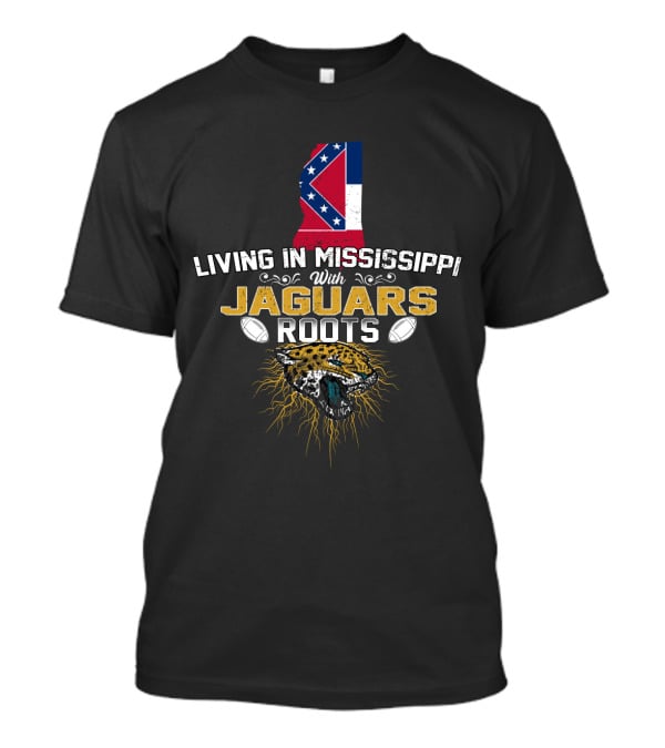 Mississippi Residence With Jaguars Heritage And Football Symbols T-Shirt