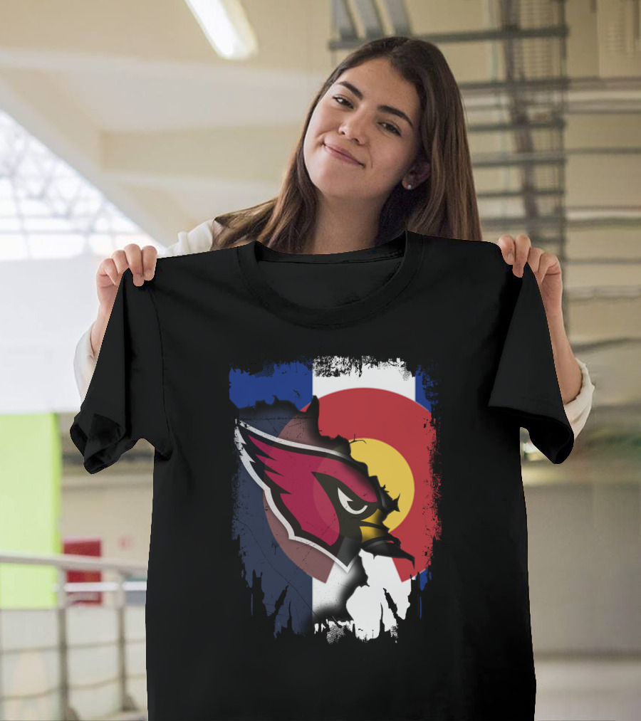 Together Colorado Cardinals Flag Fusion T-Shirt