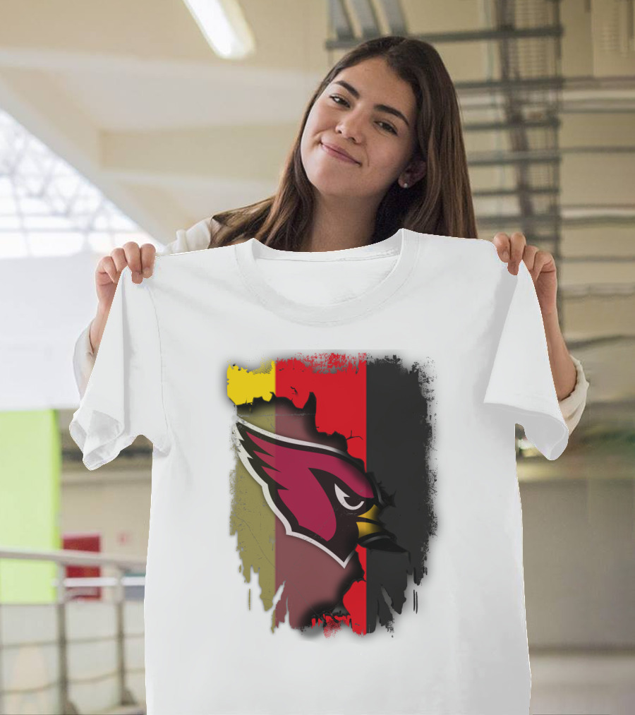 Germany Flag Colors With Cardinals T-Shirt