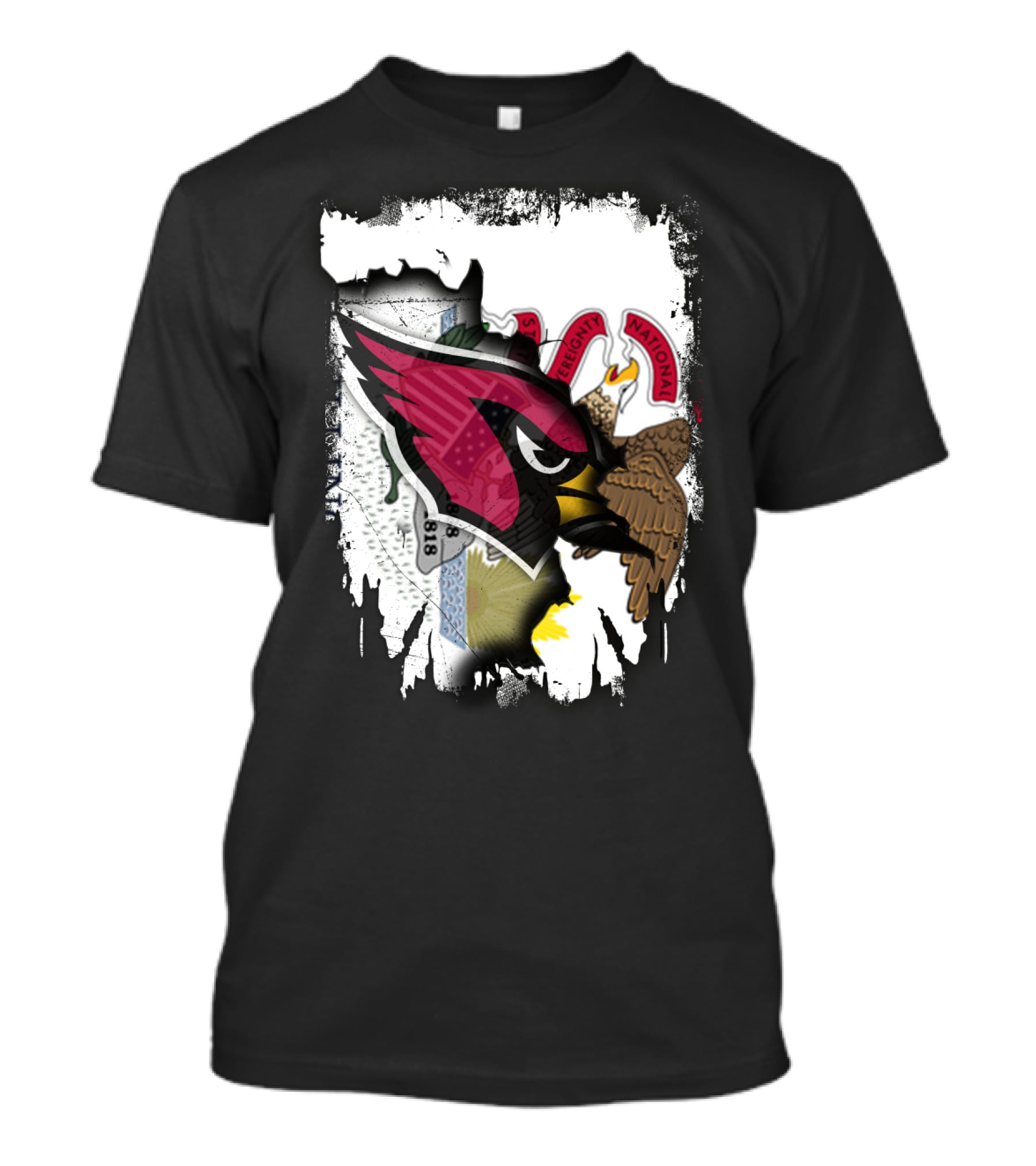 Illinois Pride With Fierce Cardinals Unity T-Shirt