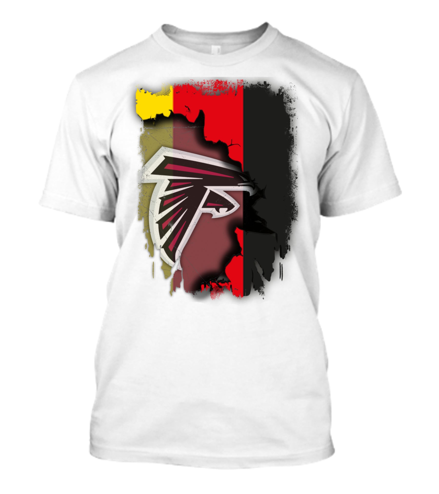 Germany Flag With Falcons Logo Mashup T-Shirt