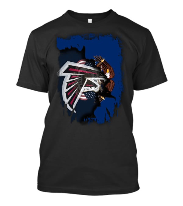 Utah American Flag United Falcons Eagle T-Shirt