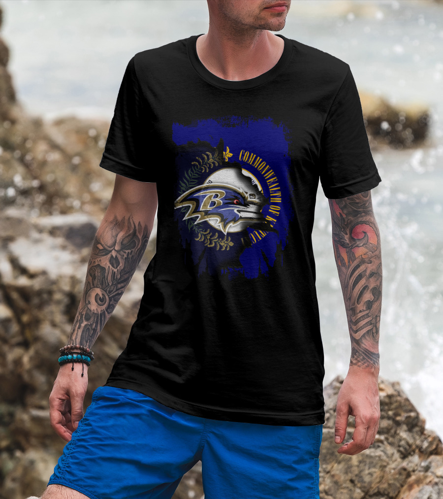 Commonwealth Of Kentucky Baltimore Ravens Ravens T-Shirt