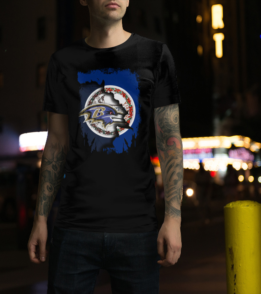Baltimore Ravens Virginia State Pride Collaboration T-Shirt
