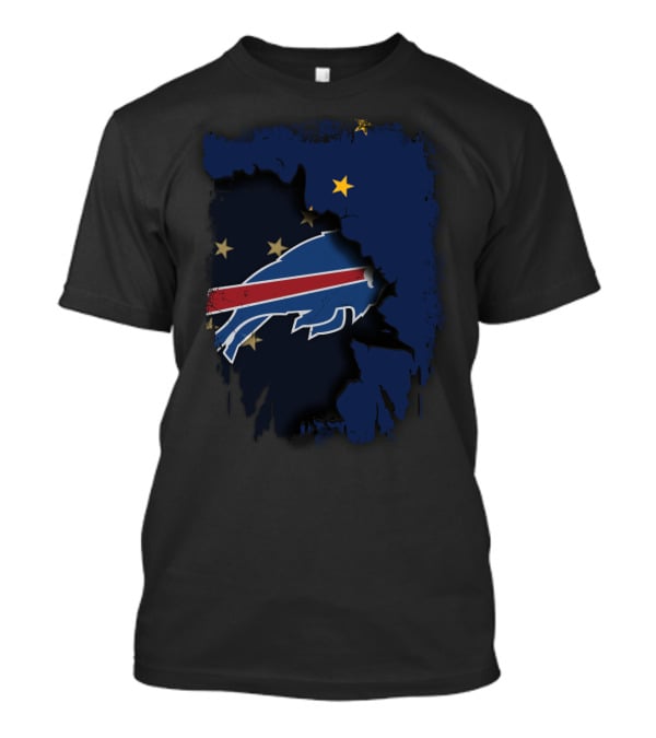Alaska And Buffalo Bills United Under The Stars T-Shirt