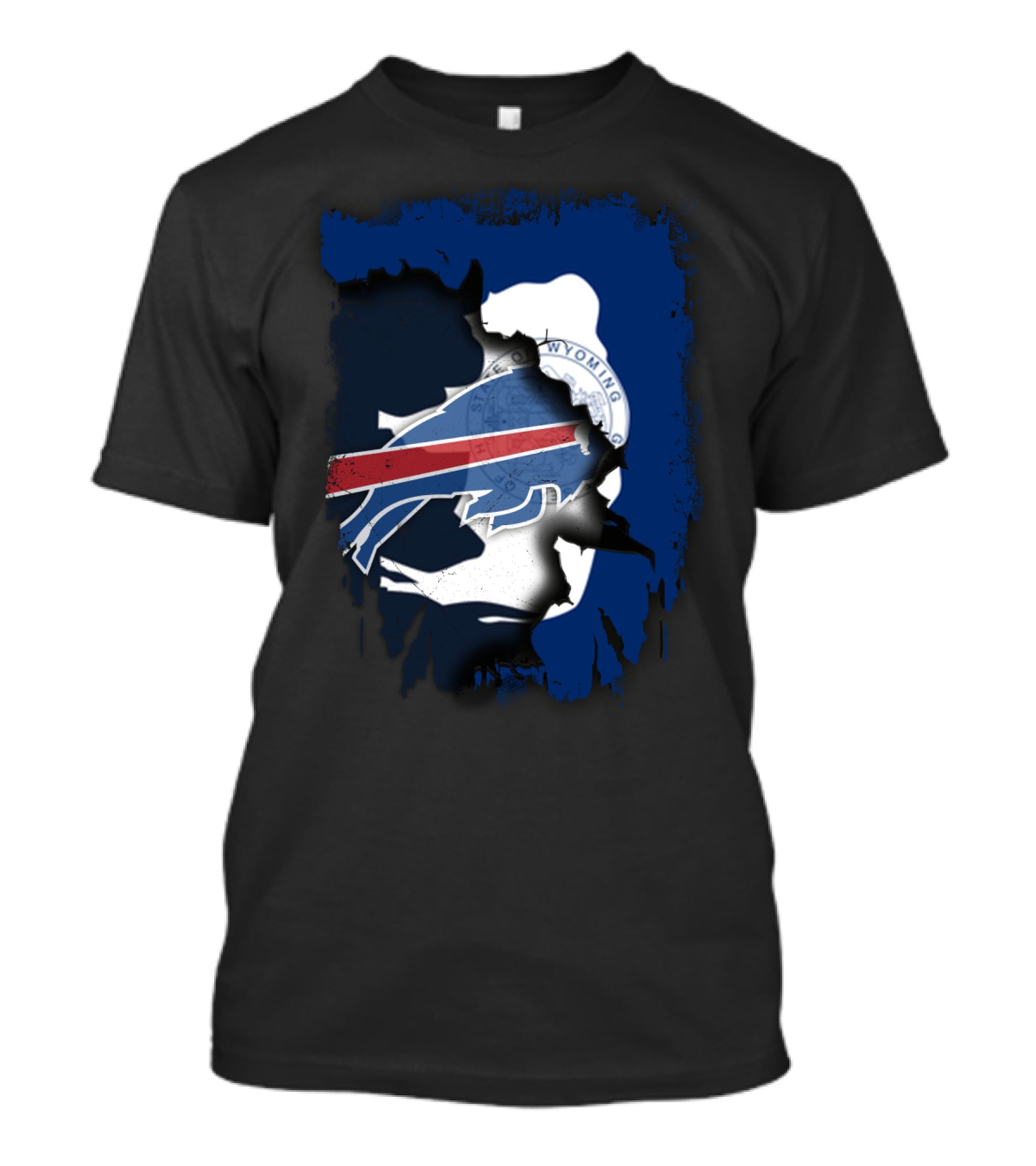 Buffalo Bills And Wyoming State Unity T-Shirt