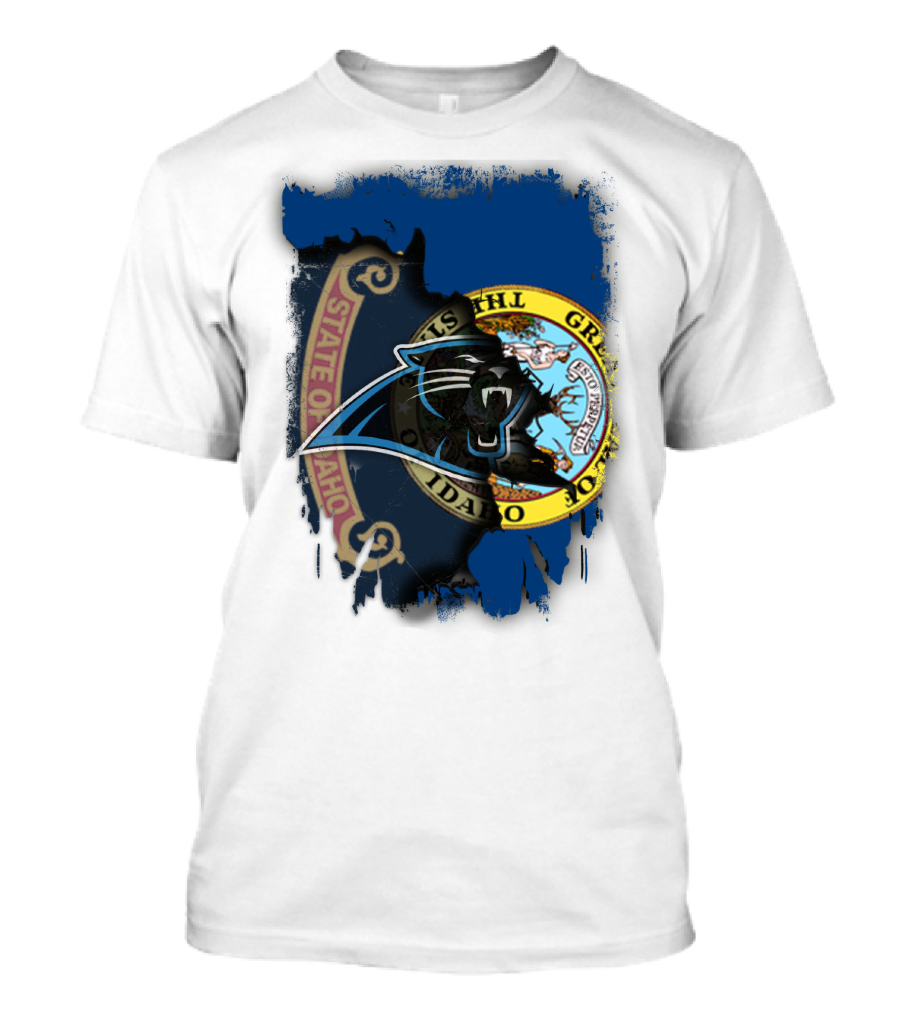 Idaho State Pride With Carolina Panthers T-Shirt