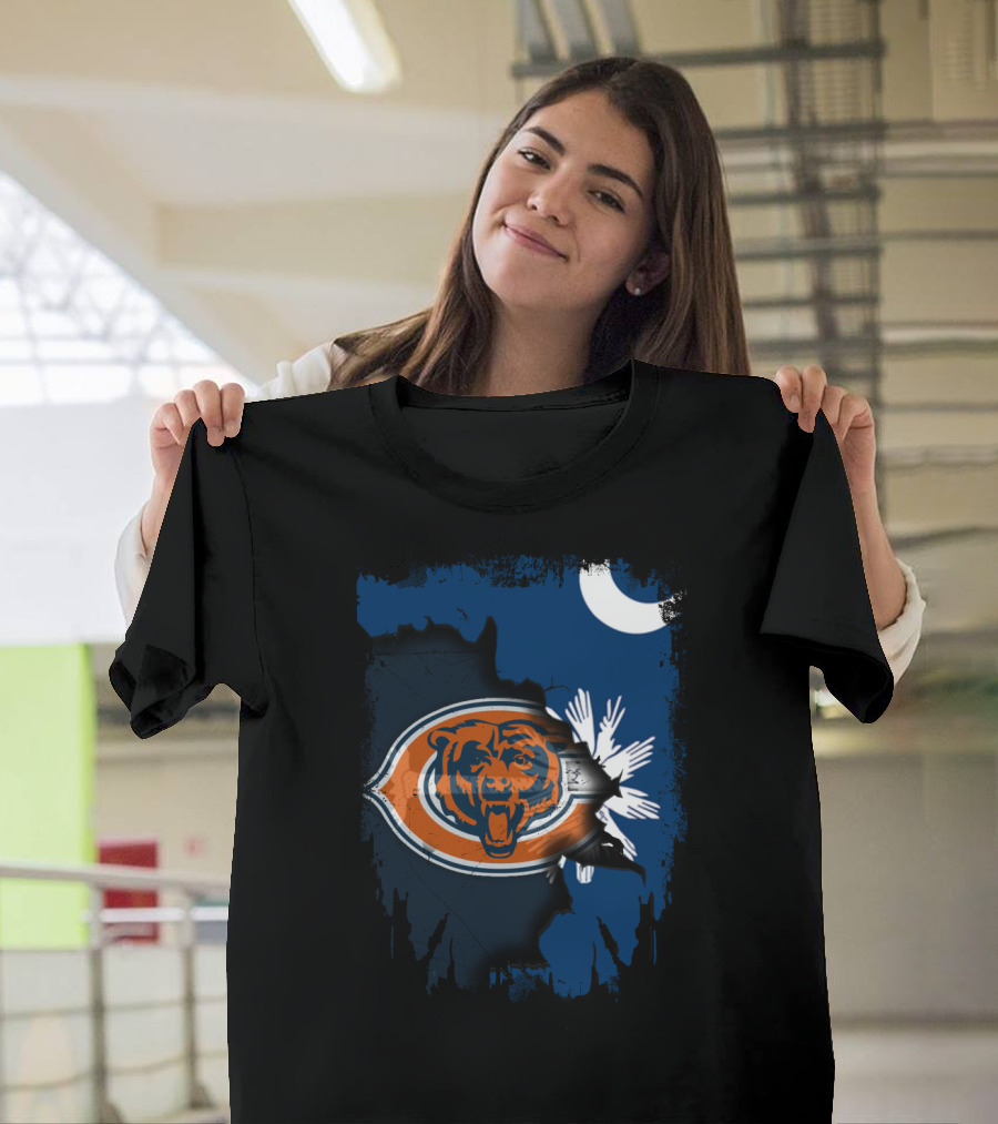 Chicago Bears South Carolina State Unity T-Shirt