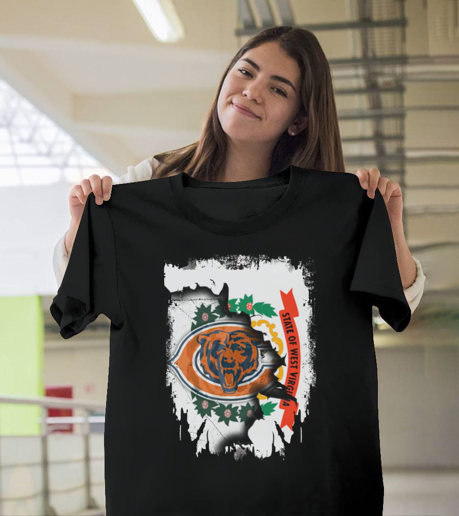 State of West Virginia Bears Emblem T-Shirt